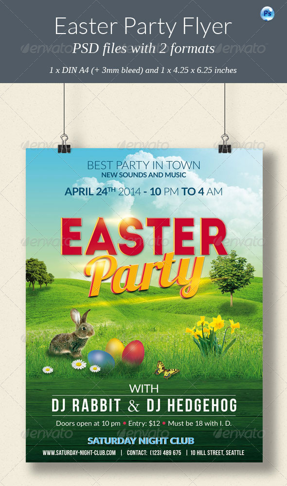 Easter Party Flyer - Events Flyers