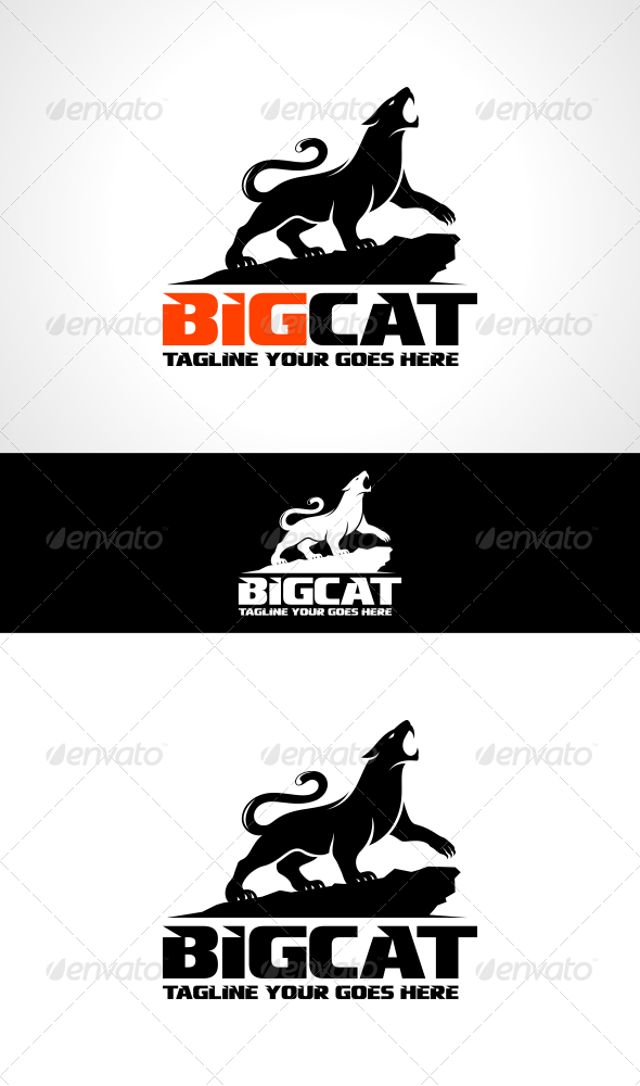 Big Cat Logo Template