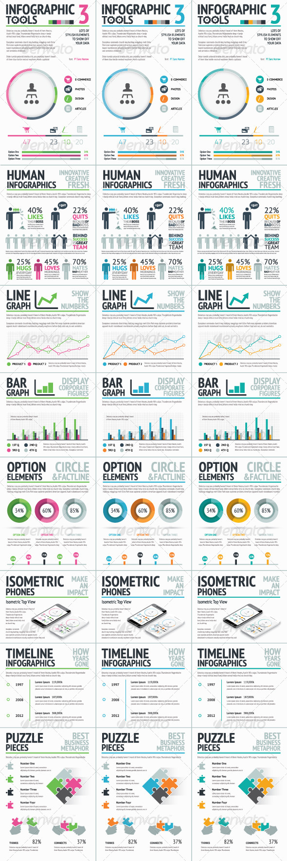 GraphicRiver Infographic Tools Set 3 7255322 GraphicRiver Infographic Tools Set 3 7255322