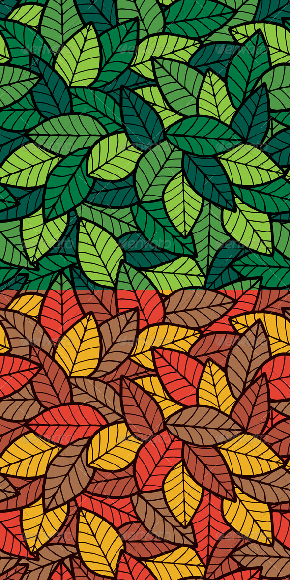 Leafs Seamless Pattern Leafs Seamless Pattern