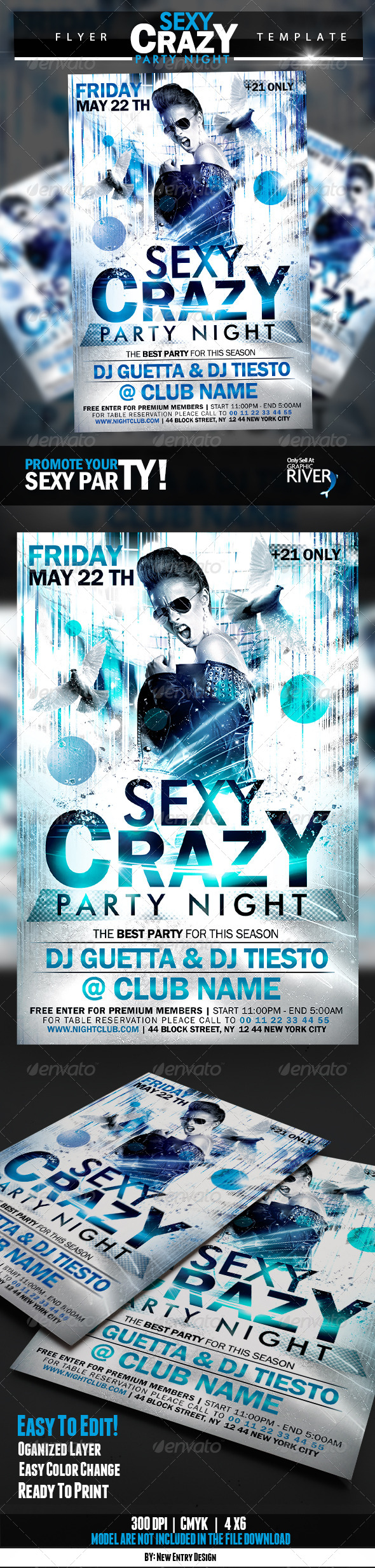 Sexy Crazy Party Flyer Template