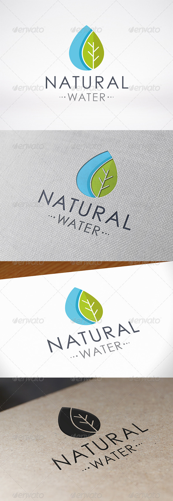 Green Water Logo Template