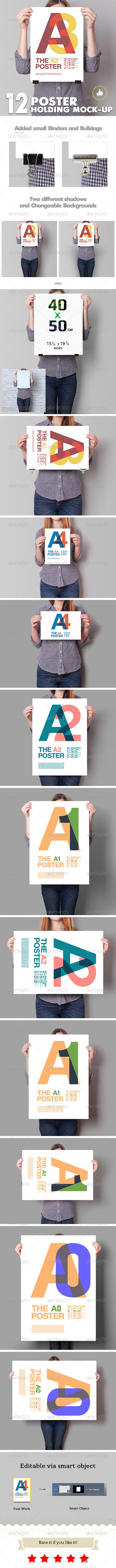 Poster Mockup 12 Different Images Poster Mockup 12 Different Images