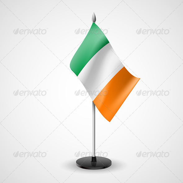 Table Flag of Ireland