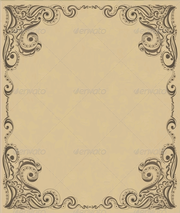 Template Frame Design for Card Template Frame Design for Card