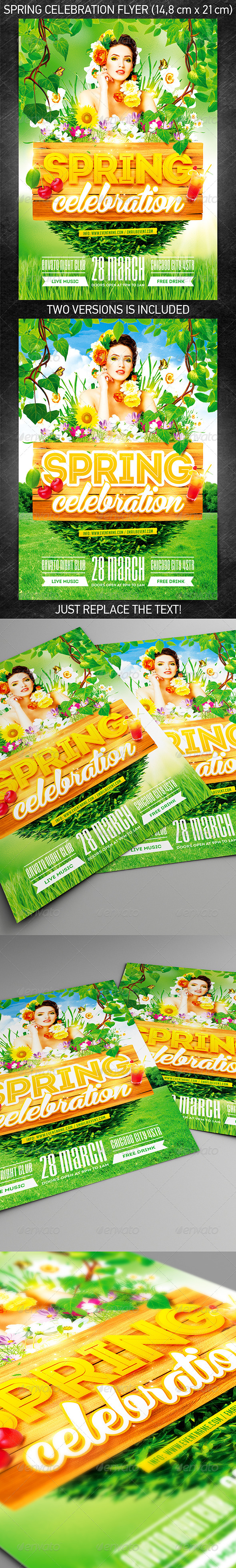 Spring Celebration Party Flyer - Holidays Events