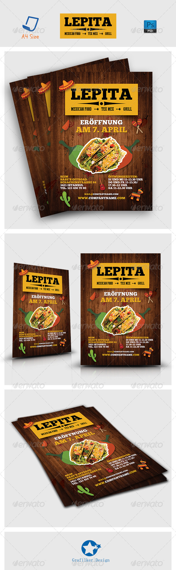 Mexican Food Flyer Templates