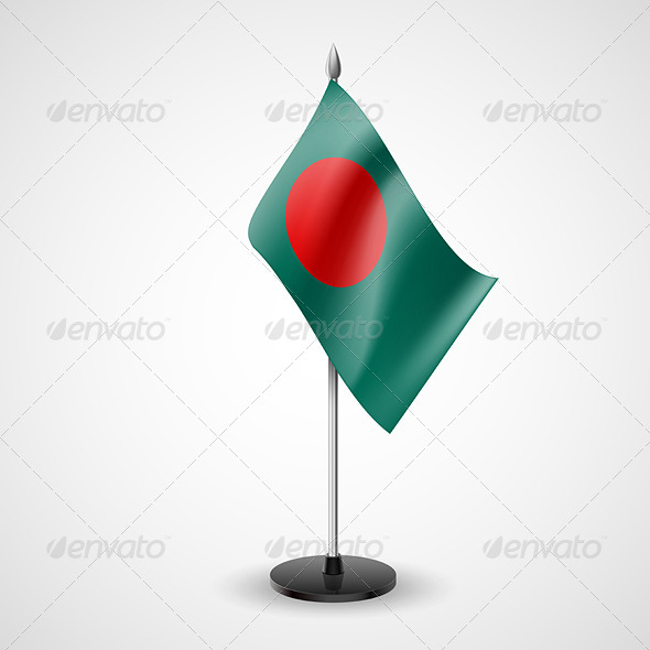 Table Flag of Bangladesh