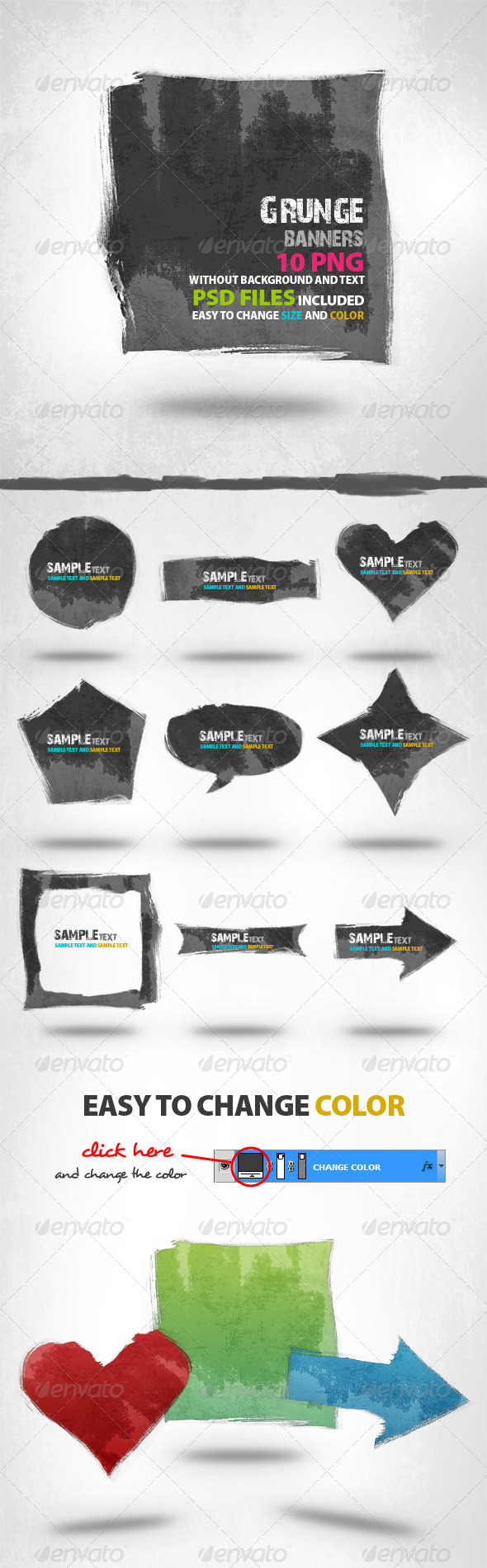 Grunge Banners Grunge Banners