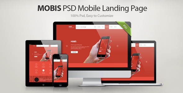 Mobis - App Landing Page