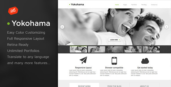 Yokohama - Corporate & Portfolio Theme