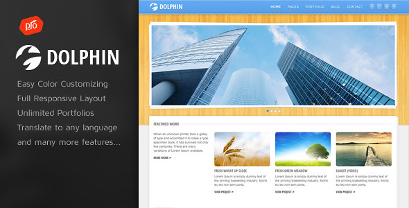 Dolphin - Responsive WordPress Theme