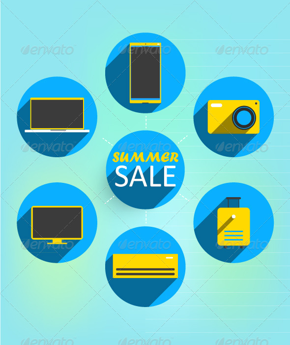 Summer sale banner Summer sale banner