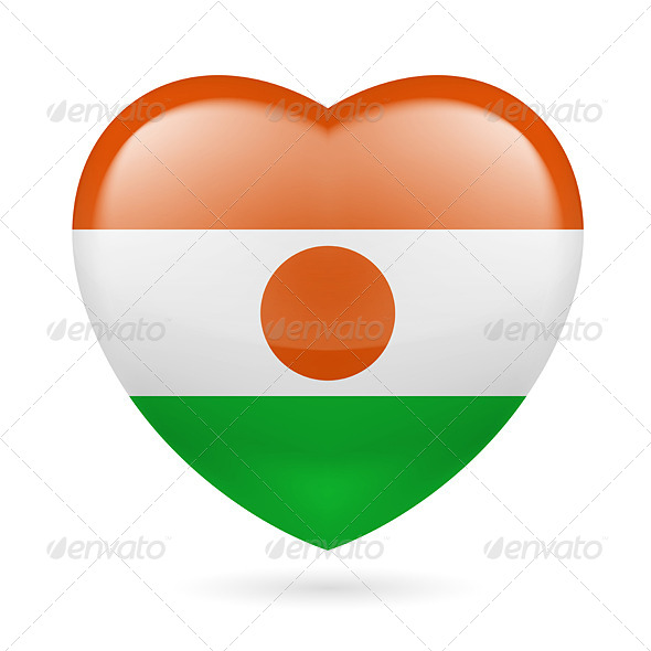 Heart Icon of Niger Heart Icon of Niger