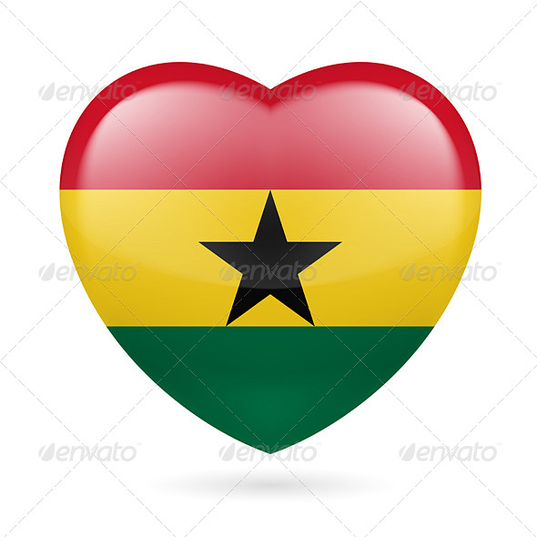 Heart Icon of Ghana Heart Icon of Ghana