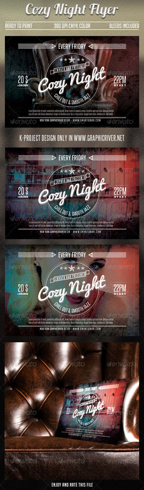 Cozy Night Flyer Cozy Night Flyer
