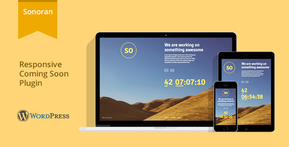Sonoran Responsive WordPress Coming Soon Plugin Sonoran Responsive WordPress Coming Soon Plugin