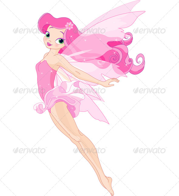 Flying Pink fairy