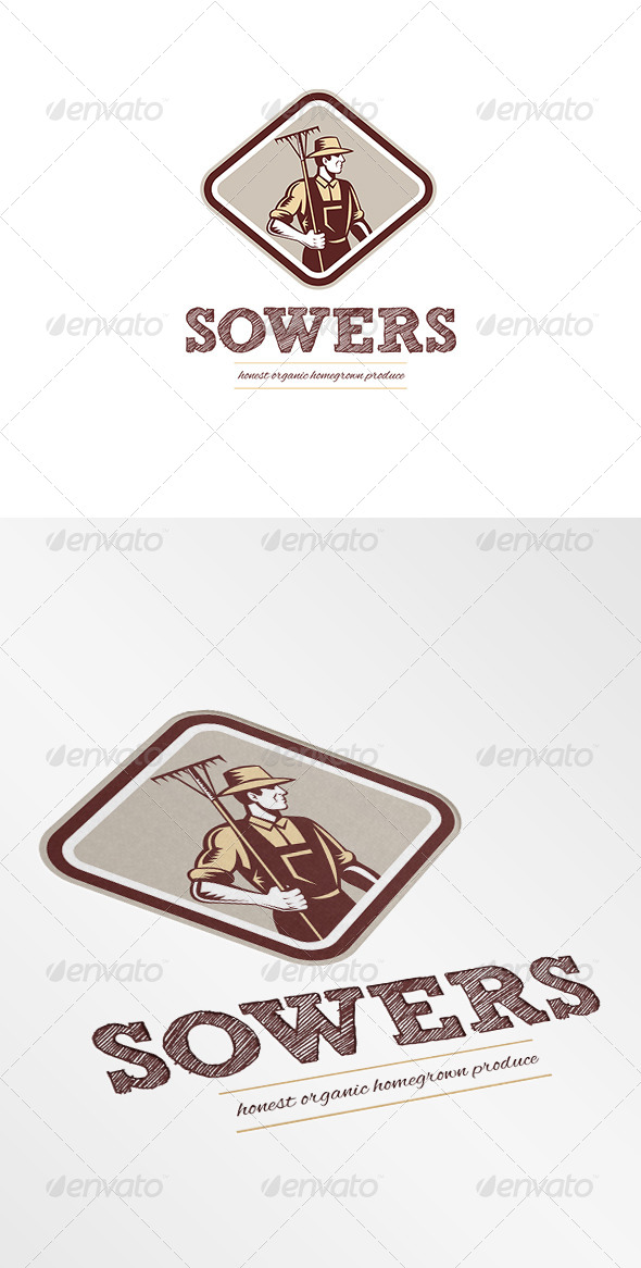 Sowers Organic Farm Produce Logo Sowers Organic Farm Produce Logo