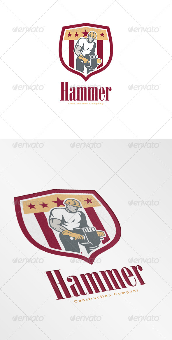 Hammer Construction Company Logo Hammer Construction Company Logo