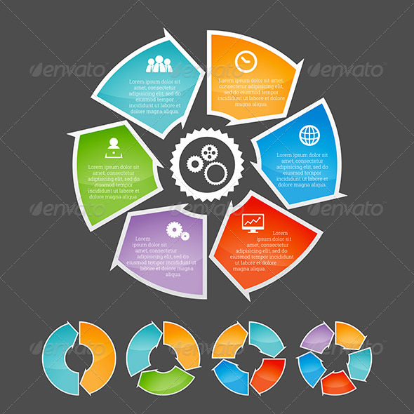 GraphicRiver Circling Arrow Infographic Element Set 7321879 GraphicRiver Circling Arrow Infographic Element Set 7321879