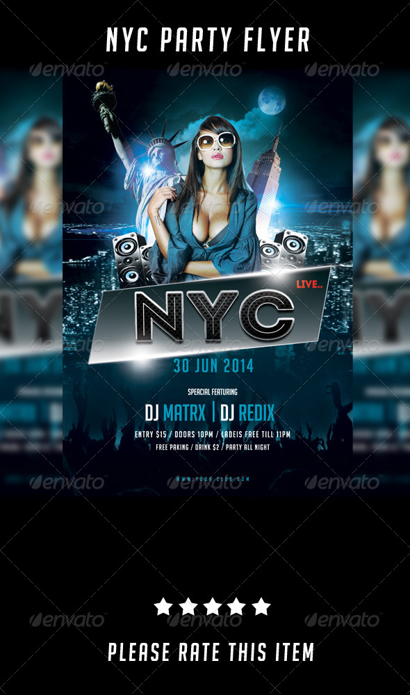 New York Party Flyer New York Party Flyer