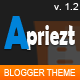 Apriezt - Responsive Magazine/News Blogger Theme 