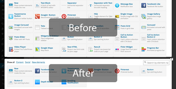 Visual Composer Extension Remover Simplify the VC