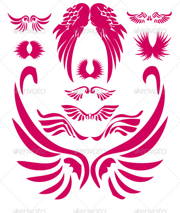 Wings Digital Clipart Wings Digital Clipart