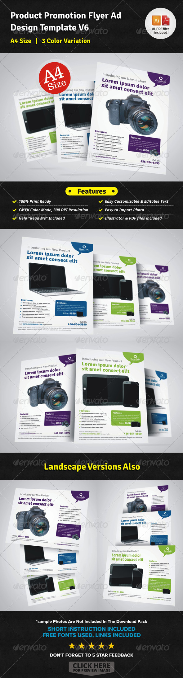 Product Promotion Flyer Ad Design V6 Product Promotion Flyer Ad Design V6