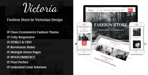 Victoria - Fashion WooCommerce Wordpress Theme