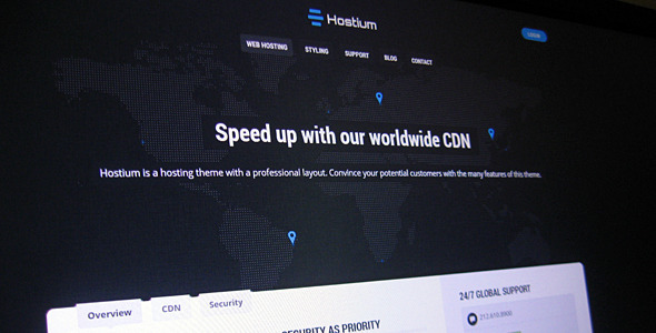 Hostium - Responsive Hosting Theme