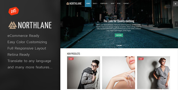 NorthLane - eCommerce WordPress Theme