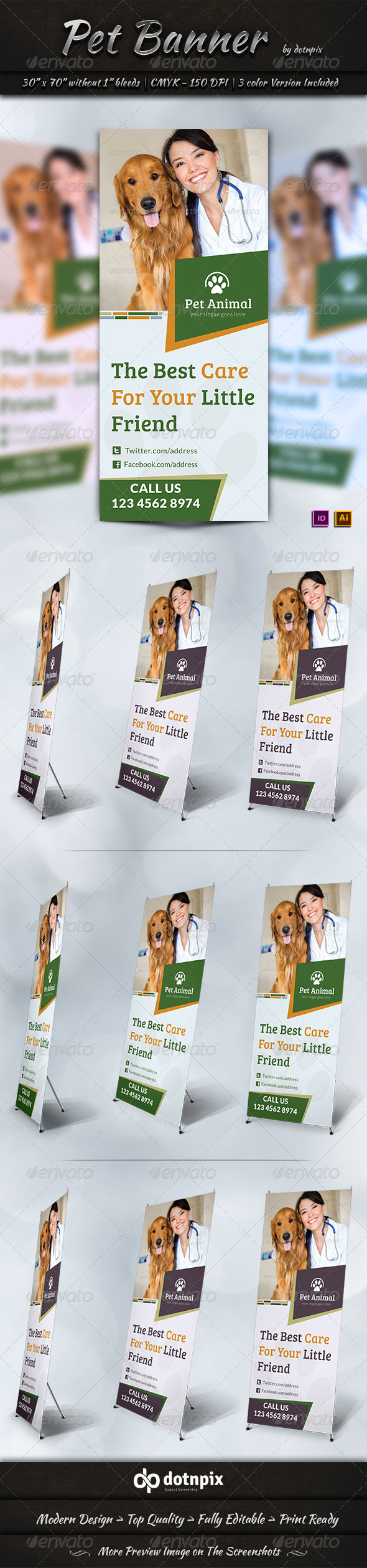 Pet Banner Template Pet Banner Template