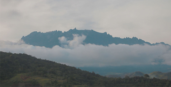 Mount Kinabalu Malaysia with Clouds Mount Kinabalu Malaysia with Clouds