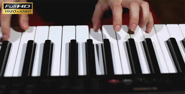 Woman Playing A Piano Woman Playing A Piano