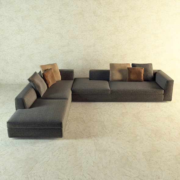 Corner sofa by Minotti Corner sofa by Minotti