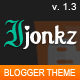 Ijonkz - Responsive Magazine/News Blogger Template 