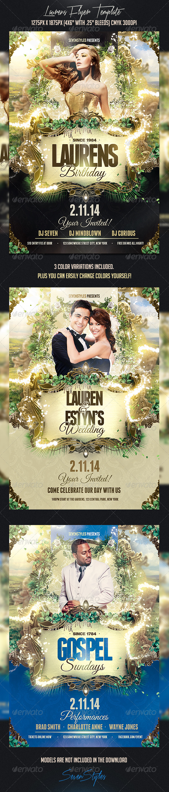 Laurens Flyer Template - Flyers Print Templates