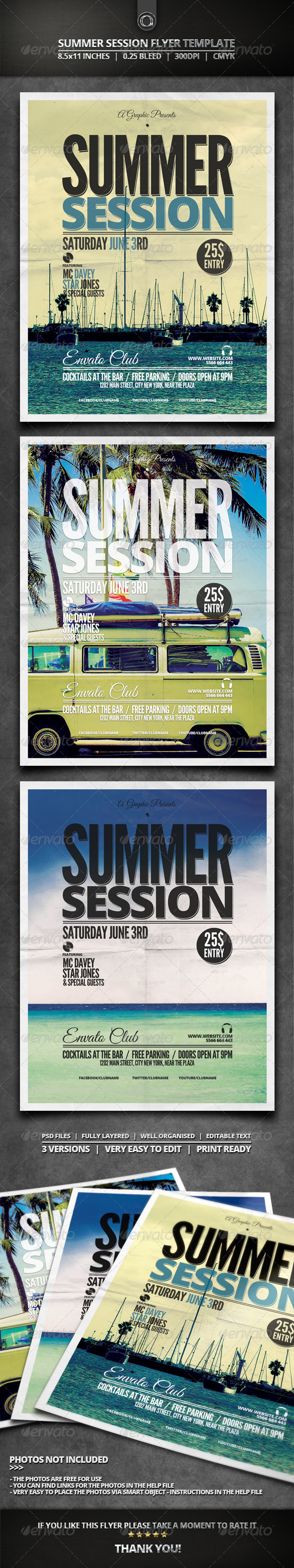 Summer Session Flyer Template