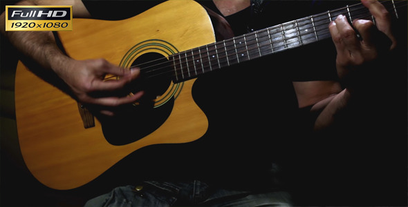 Man Playing A Guitar Man Playing A Guitar