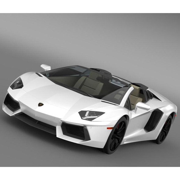 Lamborghini Aventador LP 700 4 Roadster US spec - 3DOcean Item for Sale