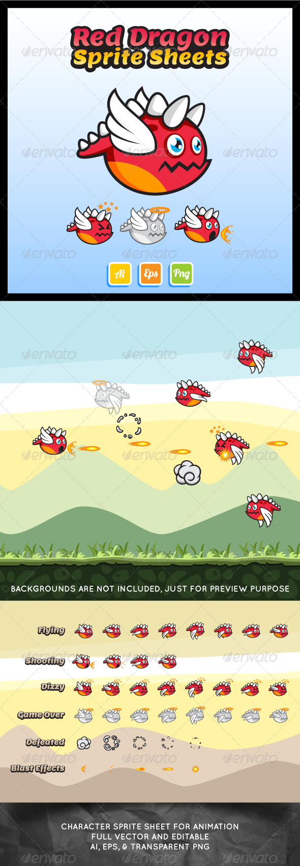 Red Dragon Sprite Sheet Red Dragon Sprite Sheet
