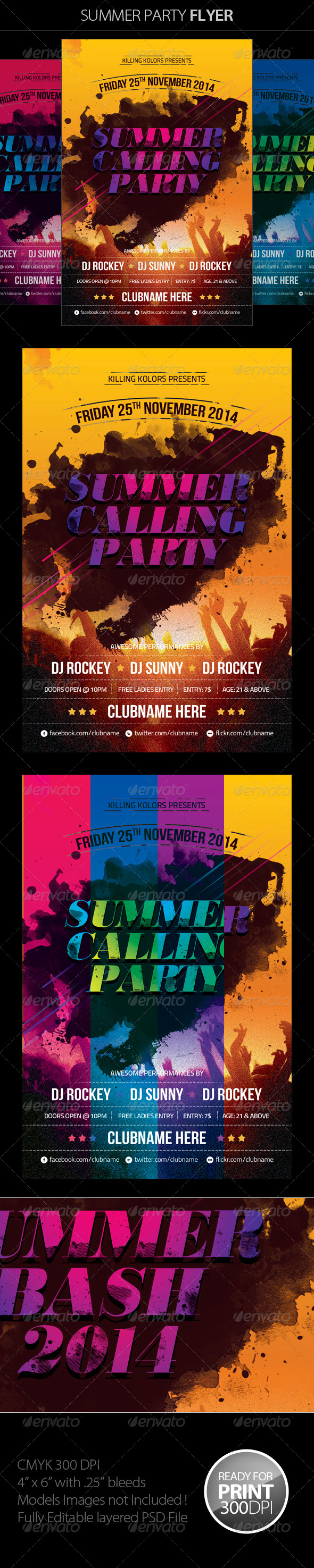 Summer Party Flyer