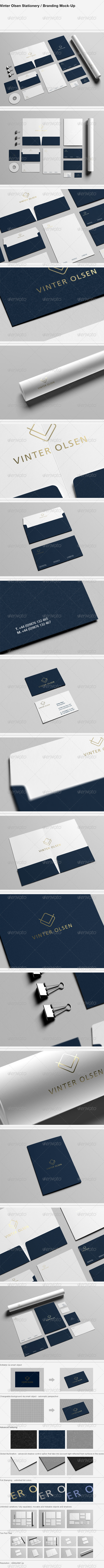 Stationery Branding Mock-Up Vinter Olsen Stationery Branding Mock-Up Vinter Olsen