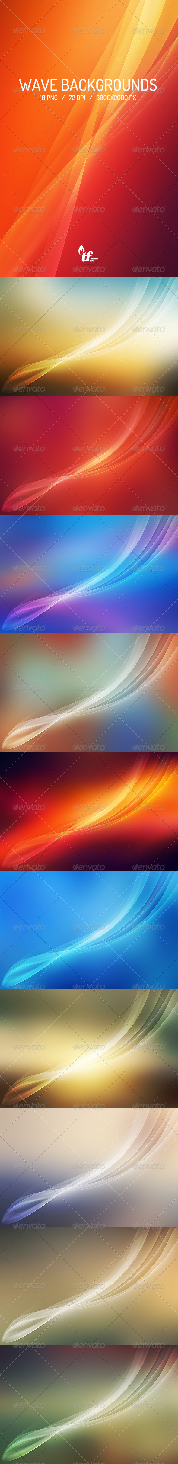 Light Wave Backgrounds Light Wave Backgrounds