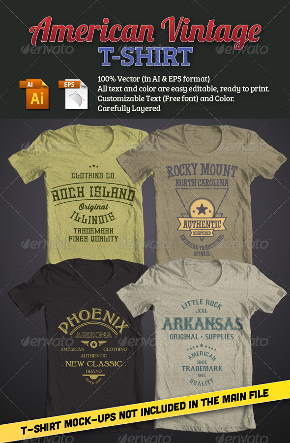 American Vintage T-Shirt - T-Shirts 