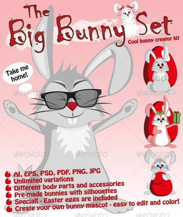 The Big Bunny Set The Big Bunny Set