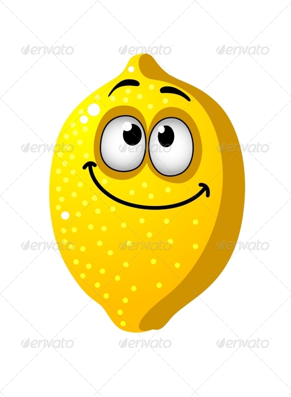 Cartoon Lemon Fruit