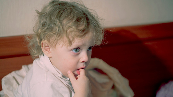 Adorable Thoughtful Little Child Adorable Thoughtful Little Child